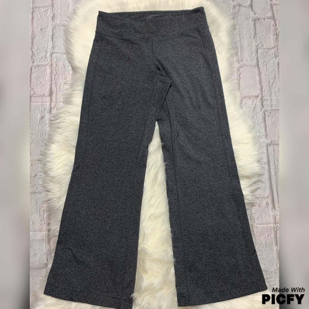 Athleta Gray Bootcut Flare Leggings Small Petite